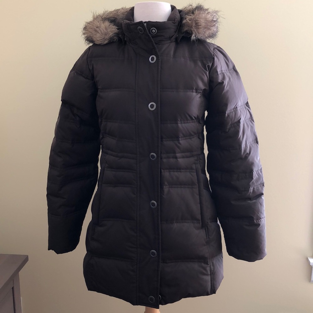 Eddie Bauer Premium Goose Down Coat XS Petite